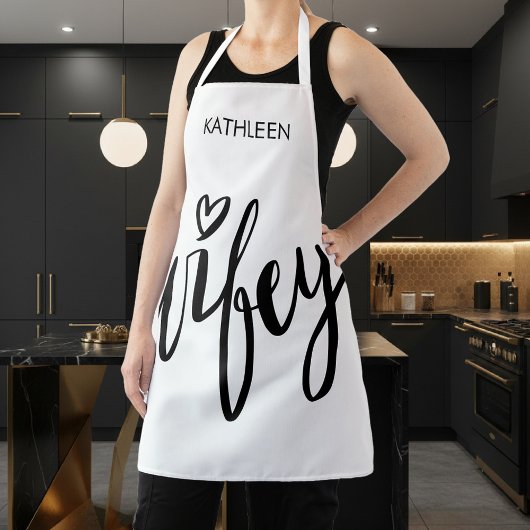 WIFEYスタイリッシュ料理及び女性用ベーキングエプロン エプロン