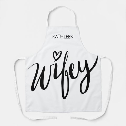 WIFEYスタイリッシュ料理及び女性用ベーキングエプロン エプロン (正面)