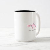 Wifey夫人 ツートーンマグカップ (正面右)