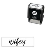 Wifey -お洒落花嫁のための黒書道 セルフインキングスタンプ (インサイチュ)