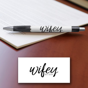 Wifey -お洒落花嫁のための黒書道 ボールペン