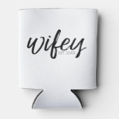 Wifey -お洒落花嫁のための黒書道 缶クーラー (正面)