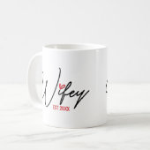 Wifey オリジナルデザイン コーヒーマグカップ (正面左)