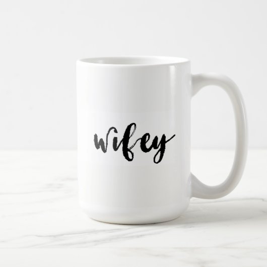 Wifey コーヒーマグカップ (右)