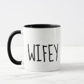 Wifey マグカップ (左)