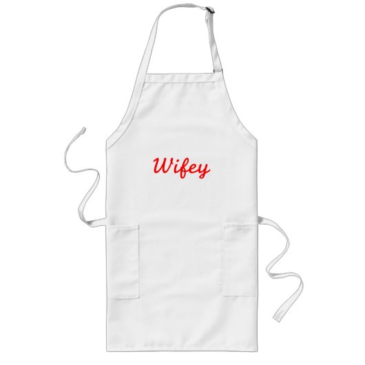 Wifey ロングエプロン (正面)