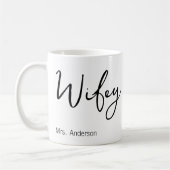Wifey Coffee Cup コーヒーマグカップ (左)