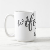 Wifey Coffee Mug コーヒーマグカップ (左)