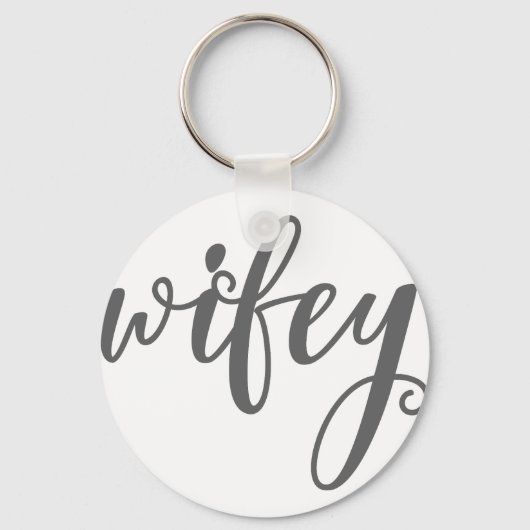 Wifey Keychain キーホルダー (正面)