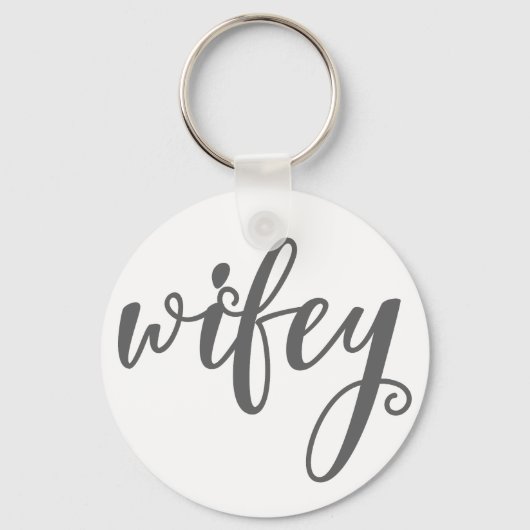 Wifey Keychain キーホルダー (裏面)