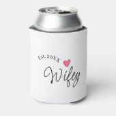 Wifey red heart est. Year future wife valentine's  缶クーラー (缶裏面)