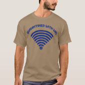 WIFIで検疫される Tシャツ (正面)