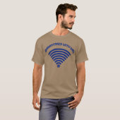 WIFIで検疫される Tシャツ (正面フル)