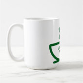 WiFiとコーヒーアイコンマグ コーヒーマグカップ (左)