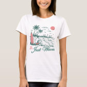 Wifiなし 波だけ tシャツ (正面)