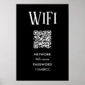 Wifiに接続 |スキャンしてWifiのパスワードを接続 ポスター (正面)