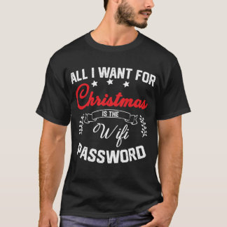 Wifiのパスワードが欲しい Tシャツ