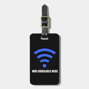 Wifiの利用できるここに荷物のラベル ラゲッジタグ