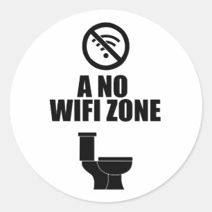 Wifiの無い空き領域 ラウンドシール