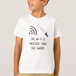 WiFiは剣よりも強し Tシャツ