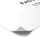 WIFIへようこそQRコード |お願い楽しむWifi ポスター (角)