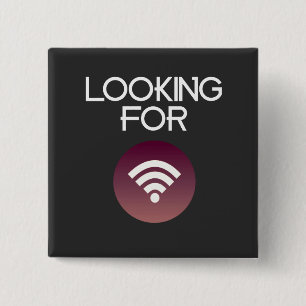 Wifiを探している 缶バッジ