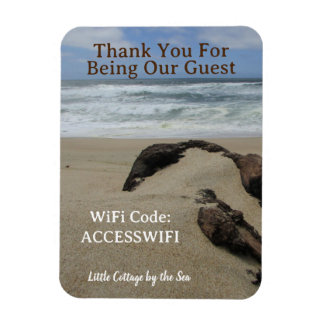 WiFiアクセスコード ビーチハウス 海辺の家 マグネット
