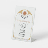 WiFiインターネットパスワードエレガント美しいサロン 台座サイン (正面)