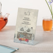 WiFiインターネットパスワードキャビ素朴ンゲスト 台座サイン (インサイチュ)