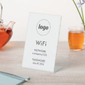 WiFiコードロゴビジネスインターネット 台座サイン (インサイチュ)