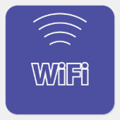 WiFiサイン スクエアシール (正面)