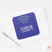 WiFiサイン スクエアシール (封筒)