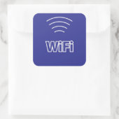 WiFiサイン スクエアシール (バッグ)