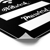 WiFiサイン ポスター (角)