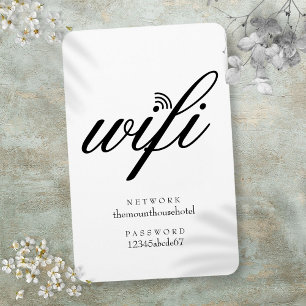 Wifiネットワークとパスワードの署名 マグネット