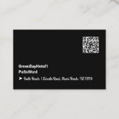 Wifiネットワークパスワードゲスト 名刺 (裏面)