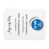 wifiネットワークパスワード詳細 マグネット (横)