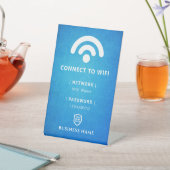 Wifiネットワークパスワード 台座サイン (インサイチュ)