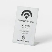 Wifiネットワークパスワード 台座サイン (正面)