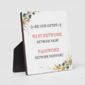 WiFiネットワークプラーク フォトプラーク (正面)