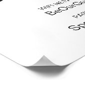 Wifiネットワーク情結婚報の署名 |書モダン道 ポスター (角)