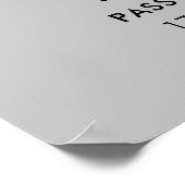 WiFiネットワーク接続のスキャンQRコードのミニマリスト ポスター (角)