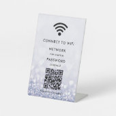WiFiネットワーク | QRコードをスキャンしてインターネットに接続 台座サイン (正面)