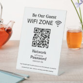 Wifiネットワーク | QRコードインターネットスキャンによる接続 台座サイン (インサイチュ)