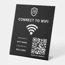 Wifiネットワーク | QRコードインターネットスキャンによる接続 台座サイン