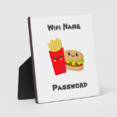 Wifiバーガー&フライス フォトプラーク (正面)