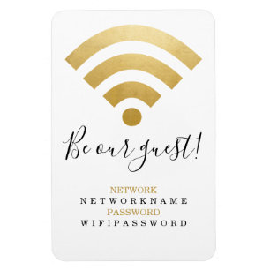 Wifiパスワードとネットワーパーソナライズされたク マグネット
