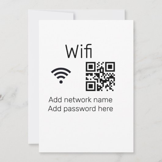 Wifiパスワードの署名を追加Q Rコードはこちら詳細 シーズンカード (正面)