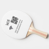 Wifiパスワードの署名を追加Q Rコードはこちら詳細 卓球ラケット (横)