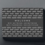 Wifiパスワードの署名 |暗モダン灰色レンガ フォトプラーク<br><div class="desc">WiFiモダンパスワードの署名により、ゲストとネットワーク情報を共有する。Airbnb、アパートレンタル、または別荘の看板に最適。現在のモダン装飾に合わせて設計されたニュートラルグレーのカラーパレットにレンガのモダンデザインを搭載。モダンブリッスタイリッシュクWiFiパスワードサインを使用して、ゲストが必要な情報にアクセスできることを確認する。このWiFiのテンプレート署名はモダンタイポグラフィで「WELCOME」と表示さモダンれ、WiFiネットワークとパスワード情報をネットワーク文字とタイル張り画像として使用した状態で設計されていカスタムる。提供されカスタマイズたフィールドを使用して文字を変更するか、イメージを置き換えるか、または「メッセージ」ボタンを使用してデザイ連絡ザにメッセージを表示す救済ることができます。ゲスト用のWiFiモダンパスワードの署名を作成するには： 1.このテンプレートの個人用設定を選択する2.文字の交換3.イメージ1を置き換える(テンプレートイメージはタイル張りの長方形イメージで、イメージは自動的にタイル張り)。4.イメージのサイズ変更と配置の確認Airbnbまたは休暇レンタルのゲストの鍵情報を提供するのに最適で、彼らの親切なホストからカスタムの歓迎メッセージと一緒に。</div>